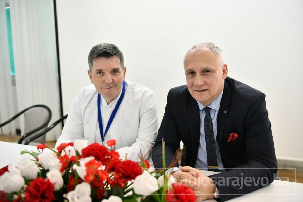 Foto: A. K. /Radiosarajevo.ba/Dr. Ismet Gavrankapetanoivić i ministar Haris Vranić